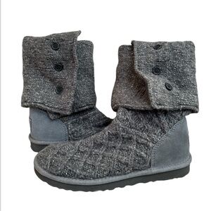 UGG Womens Classic Lattice Cardy Pure Knit Boot size 7